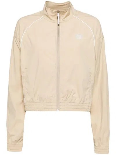 Chocoolate Sportjacke Mit Logo-patch In Braun