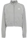 Chocoolate Logo-patch Track Jacket In Grey