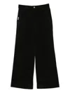 Chocoolate Logo-patch Trousers In Black