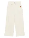 Chocoolate Logo Patch Trousers In Neutral