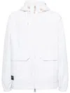 Chocoolate Logo-patch Zip-up Hooded Jacket In Weiss