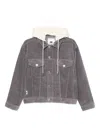 Chocoolate Logo-patched Jacket In Gray