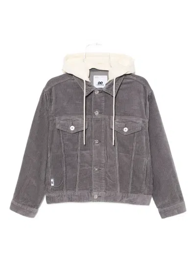 Chocoolate Logo-patched Jacket In Gray