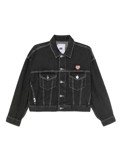 Chocoolate Logo-patched Jacket In Gray