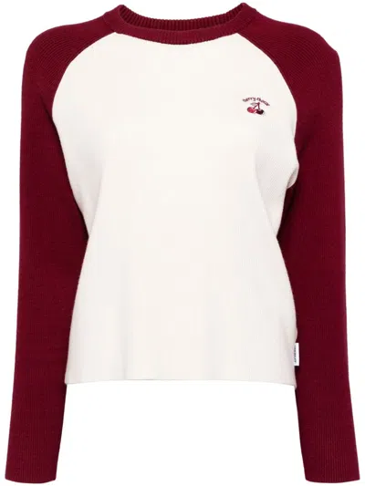 Chocoolate Logo-patched Jumper In Red