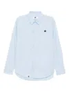 Chocoolate Logo-patched Shirt In Blue