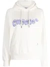 Chocoolate Logo-print Cotton Hoodie In Neutrals