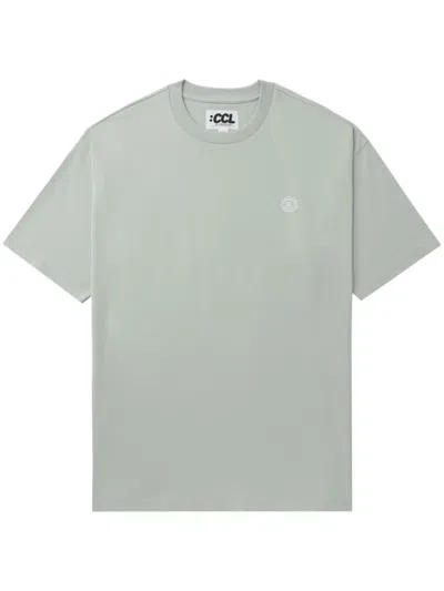 Chocoolate Logo-print Cotton T-shirt In Grau
