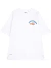 Chocoolate Logo-print Cotton T-shirt In White