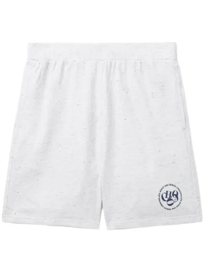 Chocoolate Logo-print Cotton Track Pants In Grey