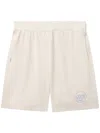 Chocoolate Logo-print Cotton Track Pants In Neutrals
