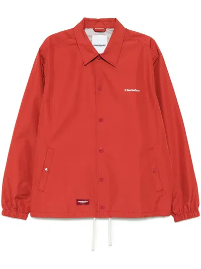 Chocoolate Logo-print Jacket In Red