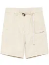 Chocoolate Logo-print Shorts In Neutrals