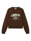 Chocoolate Logo-print Sweatshirt In Brown