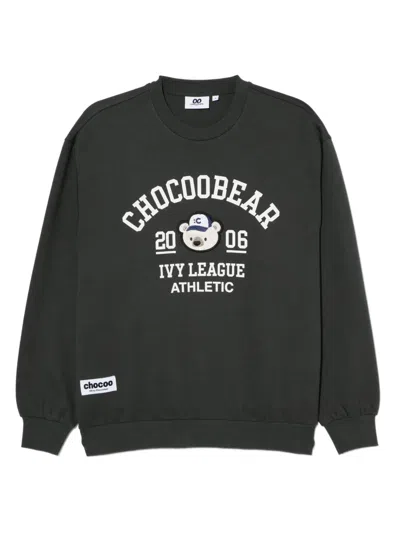 Chocoolate Logo-print Sweatshirt In Green