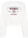 Chocoolate Logo Print Sweatshirt In White