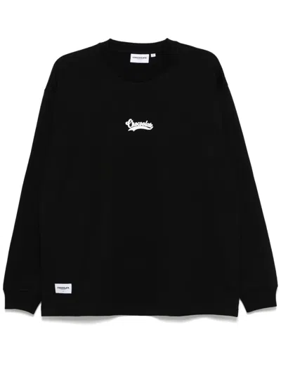 Chocoolate Logo-print T-shirt In Black