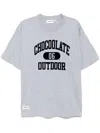 Chocoolate Logo-print T-shirt In Grey