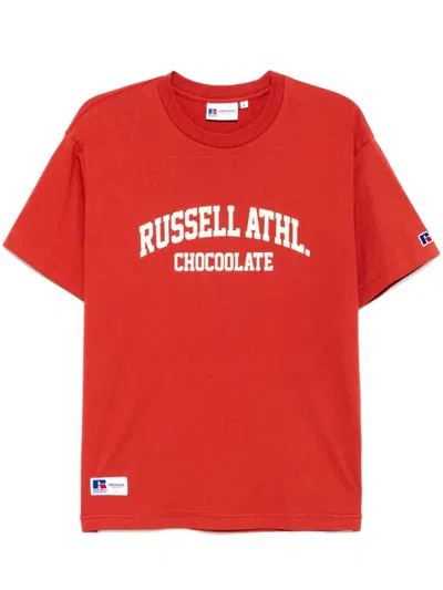 Chocoolate Logo-print T-shirt In Red