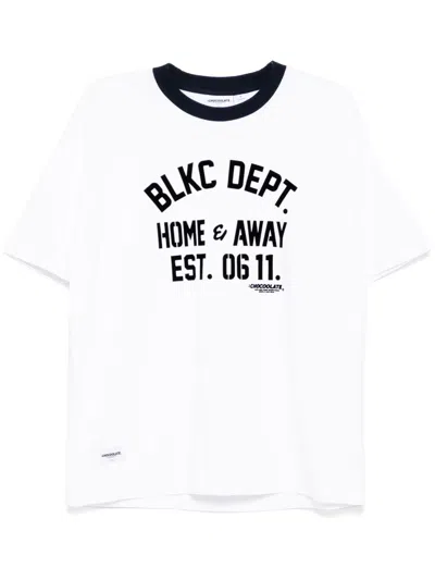 Chocoolate Logo-print T-shirt In White