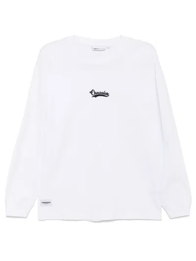 Chocoolate Logo-print T-shirt In White