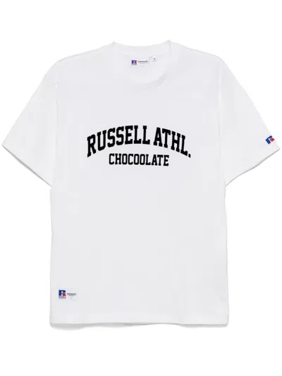 Chocoolate Logo-print T-shirt In White