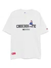 Chocoolate Logo-print T-shirt In White
