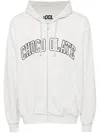 Chocoolate Logo-printed Hooded Jacket In Grey