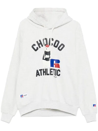 Chocoolate Logo-printed Hoodie In Grey