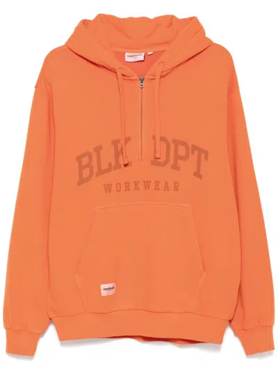 Chocoolate Logo-printed Hoodie In Orange