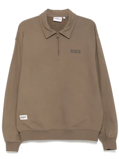 Chocoolate Logo-printed Sweatshirt In Green