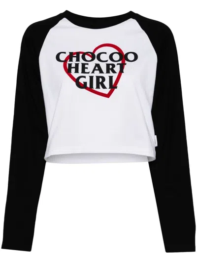 Chocoolate Logo-printed T-shirt In White