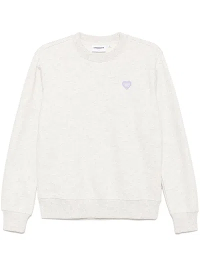 Chocoolate Logo Sweatshirt In Grey