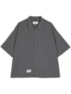 Chocoolate Logo-tag Shirt In Grey