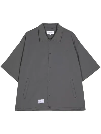 Chocoolate Logo-tag Shirt In Grey