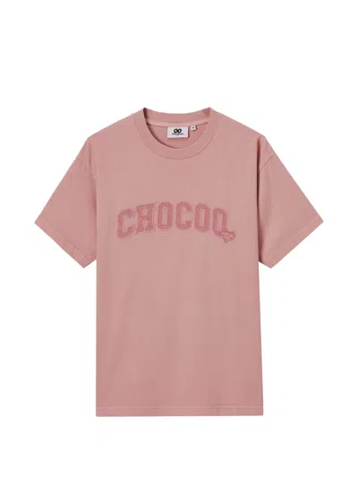 Chocoolate Logo-appliqué T-shirt In Pink