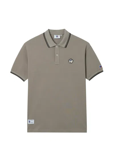 Chocoolate Logo-detail Polo Shirt In Gray