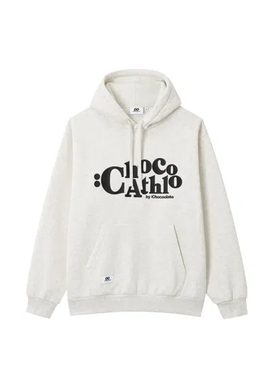 Chocoolate Logo-embroidered Hoodie In Green