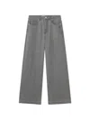 Chocoolate Five-pocket-jeans Mit Logo-patch In Gray