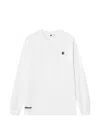 Chocoolate Logo-patch Long-sleeve T-shirt In White