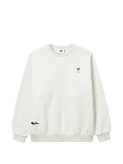 Chocoolate Logo-patch Sweater In Gray