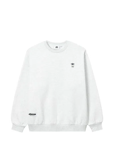 Chocoolate Logo-patch Sweater In White