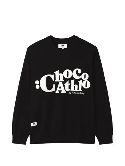 Chocoolate Logo-patch Sweatshirt In Black