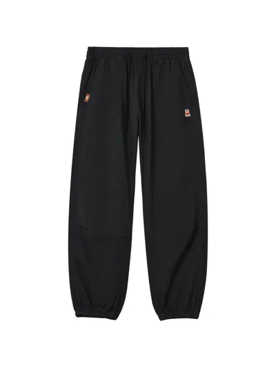 Chocoolate Logo-patch Track Pants In Black