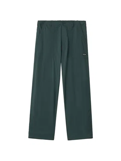 Chocoolate Logo-patch Trousers In Green
