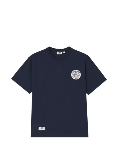 Chocoolate Logo-patch T-shirt In Blue