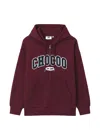 Chocoolate Logo-patch Zip-fastening Sweatshirt In Red