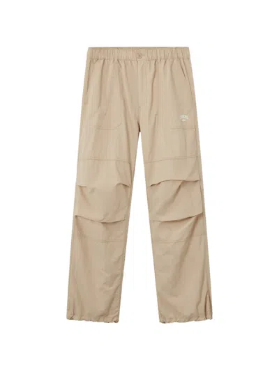 Chocoolate Logo-print Elasticated Trousers In Brown