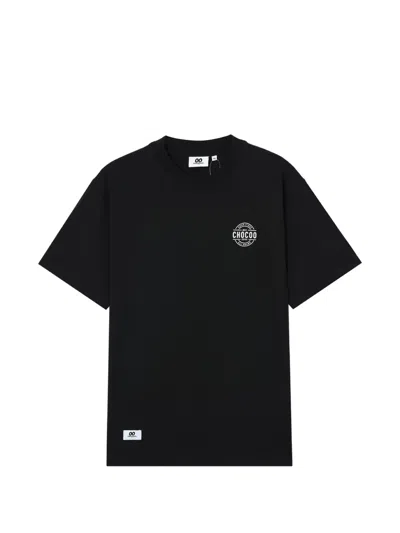 Chocoolate Logo-print Short-sleeve T-shirt In Black