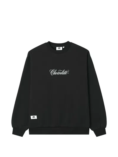 Chocoolate Logo-print Sweatshirt In Black